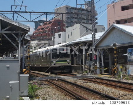 2017.5.29 改築前の東急池上線池上駅 138769658