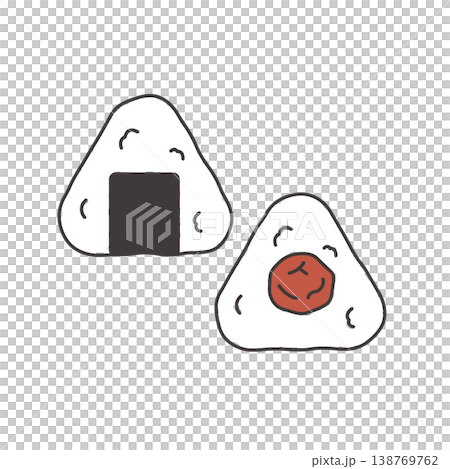 飯糰插圖，食物插圖，便當盒配菜插圖，簡約，材料，便當盒材料 138769762