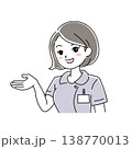 女性看護師の笑顔イラスト1-4 女性看護師の笑顔イラスト1-4 138770013