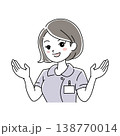 女性看護師の笑顔イラスト1-5 女性看護師の笑顔イラスト1-5 138770014