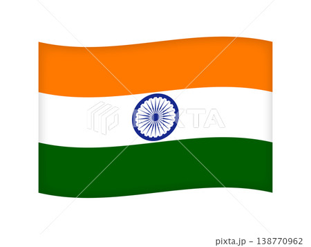 インドの国旗のイラスト素材4 138770962