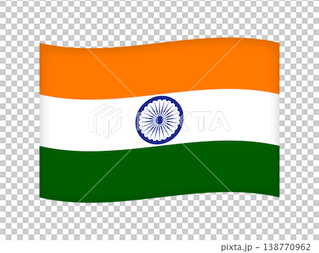 インドの国旗のイラスト素材4 138770962