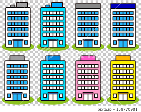 Building illustration set 3 138770981