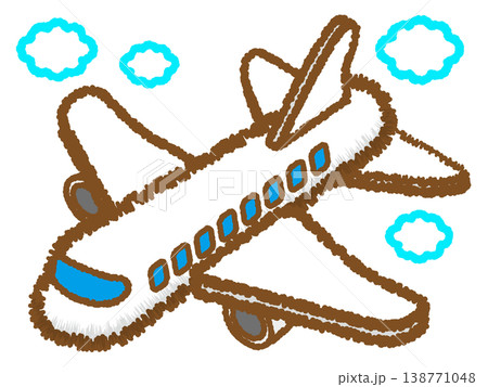 飛行機のイラスト素材5 138771048