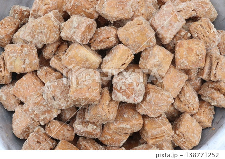 traditional sweet snack known as Shakarpara or Khurma on shop 138771252