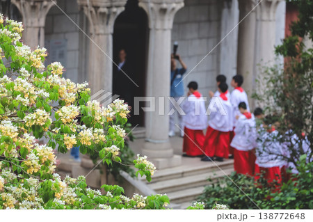 April 3 2026 Saint Teresa Church Courtyard Sacred Moments, HK April 3 2026 Saint Teresa Church Courtyard Sacred Moments, HK 138772648