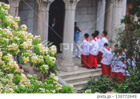 April 3 2026 Saint Teresa Church Courtyard Sacred Moments, HK April 3 2026 Saint Teresa Church Courtyard Sacred Moments, HK 138772649