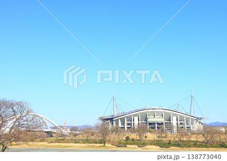 愛知県豊田市、豊田スタジアムの風景 138773040