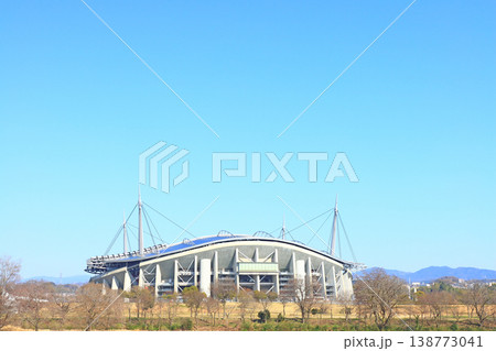 愛知県豊田市、豊田スタジアムの風景 138773041