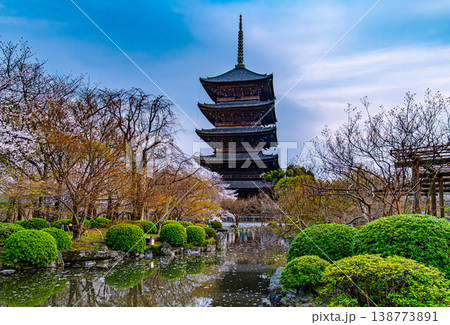 京都、東寺の五重塔 京都、東寺の五重塔 138773891