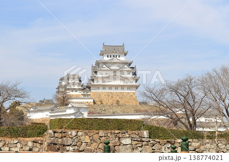 The biggest and best of Japanese Castles, Himeji Castle in Himeji City in Hyogo Japan 138774021