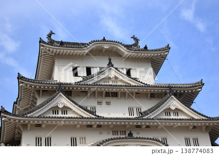 The biggest and best of Japanese Castles, Himeji Castle in Himeji City in Hyogo Japan 138774083