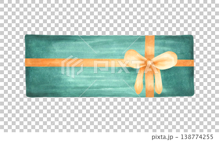 Turquoise gift bag, box with a bow adorned. Watercolor illustration. Hand drawn isolated art. Perfect for New Year and holiday designs, cards and invitations for Christmas and winter holidays. Turquoise gift bag, box with a bow adorned. Watercolor illustration. Hand drawn isolated art. Perfect for New Year and holiday designs, cards and invitations for Christmas and winter holidays. 138774255