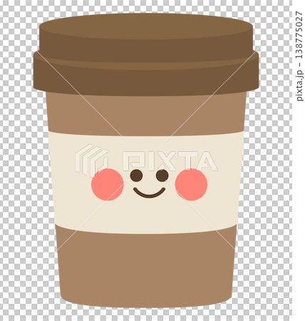 かわいいテイクアウトコーヒー 138775027