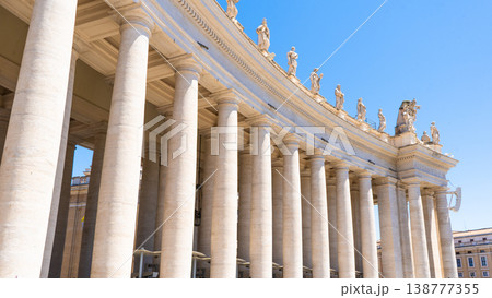 Columns Vatican street architecture St. Peter's Square 138777355