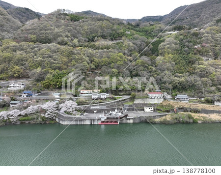 吉野川北岸用水取水口 空撮映像 徳島 吉野川北岸用水取水口 空撮映像 徳島 138778100