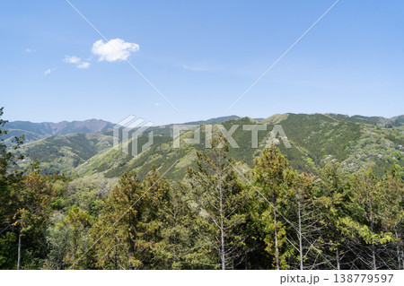岩戸山・鷹取山パノラマコースから見た奥高尾(神奈川県相模原市) 岩戸山・鷹取山パノラマコースから見た奥高尾(神奈川県相模原市) 138779597