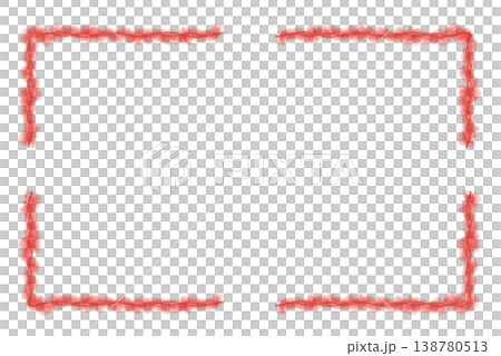 線が複雑に絡んだかわいいフレーム 138780513