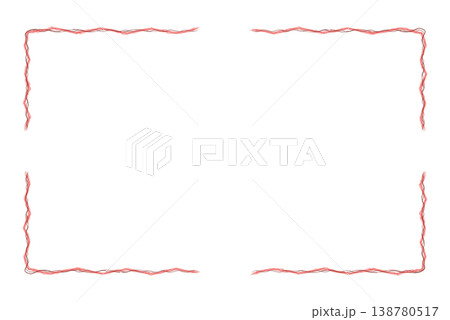 線が複雑に絡んだかわいいフレーム 138780517