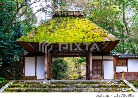 京都、法然院の山門 138780908