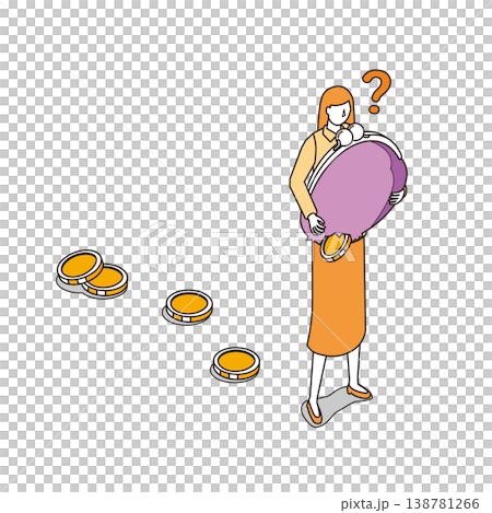 お金がたまらない女性 138781266