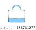 水色のレッスンバッグ 入園・入学グッズ 138781277