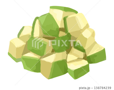 アボカドダイスカット アボカドダイスカット 138784239