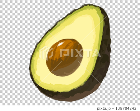 半成熟的黑酪梨 138784242