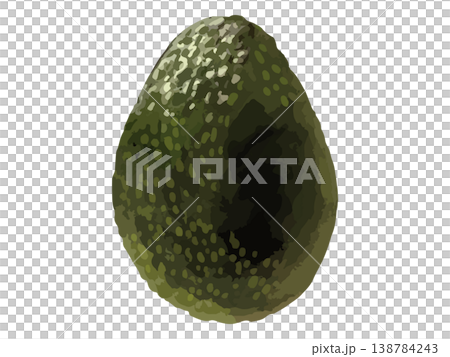 アボカド(緑・成熟前) 138784243