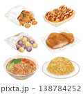 台湾料理 台湾 手描きの 138784252