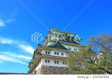 愛知県名古屋市、名古屋城の風景 138784448