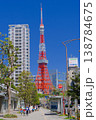 東京都港区　桜田通りと東京タワー 138784675
