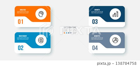 Business work flow  infographic template. 138784758