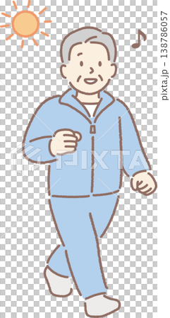 散步的老人們 散步的老人們 138786057