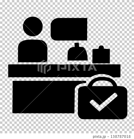 旅行櫃檯接待圖 138787018