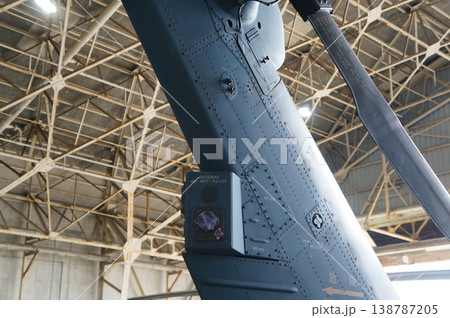 自衛隊ヘリのプロペラ 自衛隊ヘリのプロペラ 138787205