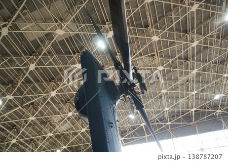 自衛隊ヘリのプロペラ 自衛隊ヘリのプロペラ 138787207