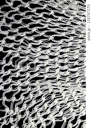 Close up of vintage lace fabric white on black background embroidery Close up of vintage lace fabric white on black background embroidery 138787270