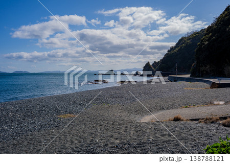 黒ヶ浜の風景（佐賀関） 138788121