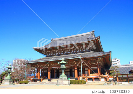愛知県名古屋市、東別院本堂の風景 138788389