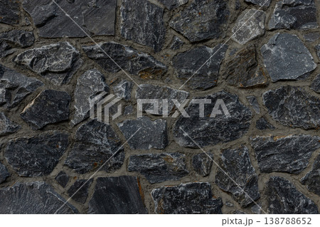 Dark stone wall texture background 138788652
