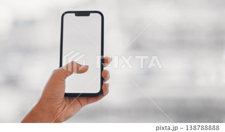 Person hands, phone screen and mockup on social media, online scroll and Web 3.0 ui or ux design space. Business FAQ, information and contact on mobile technology for job search and marketing on blur Person hands, phone screen and mockup on social media, online scroll and Web 3.0 ui or ux design space. Business FAQ, information and contact on mobile technology for job search and marketing on blur 138788888
