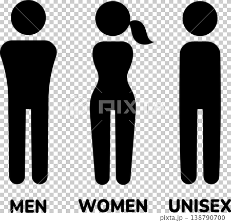 Restroom gender symbols Restroom gender symbols 138790700