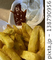 Crispy fries food with ketchup photo for restaurant 138790956