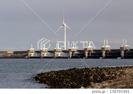 Delta Works Neeltje Jans in Zeeland, the Netherlands 138791991