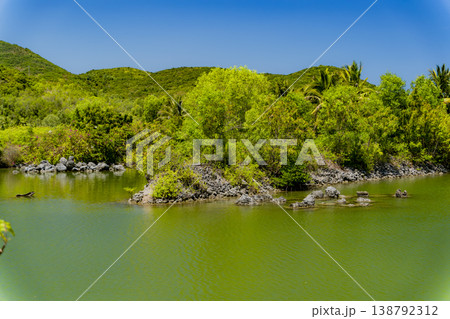 A river by the sea.  138792312
