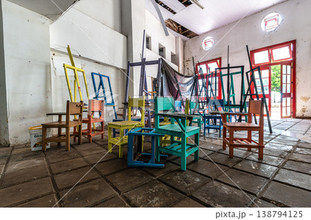 Morada das Artes in Sao Luis, Brazil. It was inaugurated in 2000 with the aim of stimulating artistic production in Maranhao. Morada das Artes in Sao Luis, Brazil. It was inaugurated in 2000 with the aim of stimulating artistic production in Maranhao. 138794125