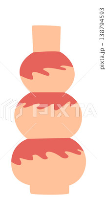 Vase Stack Abstract Ceramic Shape Vase Stack Abstract Ceramic Shape 138794593