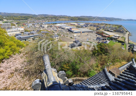 杵築市街・守江湾(杵築城天守閣より) 杵築市街・守江湾(杵築城天守閣より) 138795641