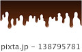 溶けるチョコレートの背景 138795781